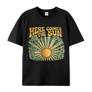 Comfort colors Retro 70s Sunshine Graphic Tee – Vintage Style Floral Boho Hippie Sun T-Shirt, Women’s Positive Vibes TShirt Unisex