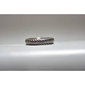 Ring Stacker Thumb Slender Band sterling silver girls boys women Size 7.50