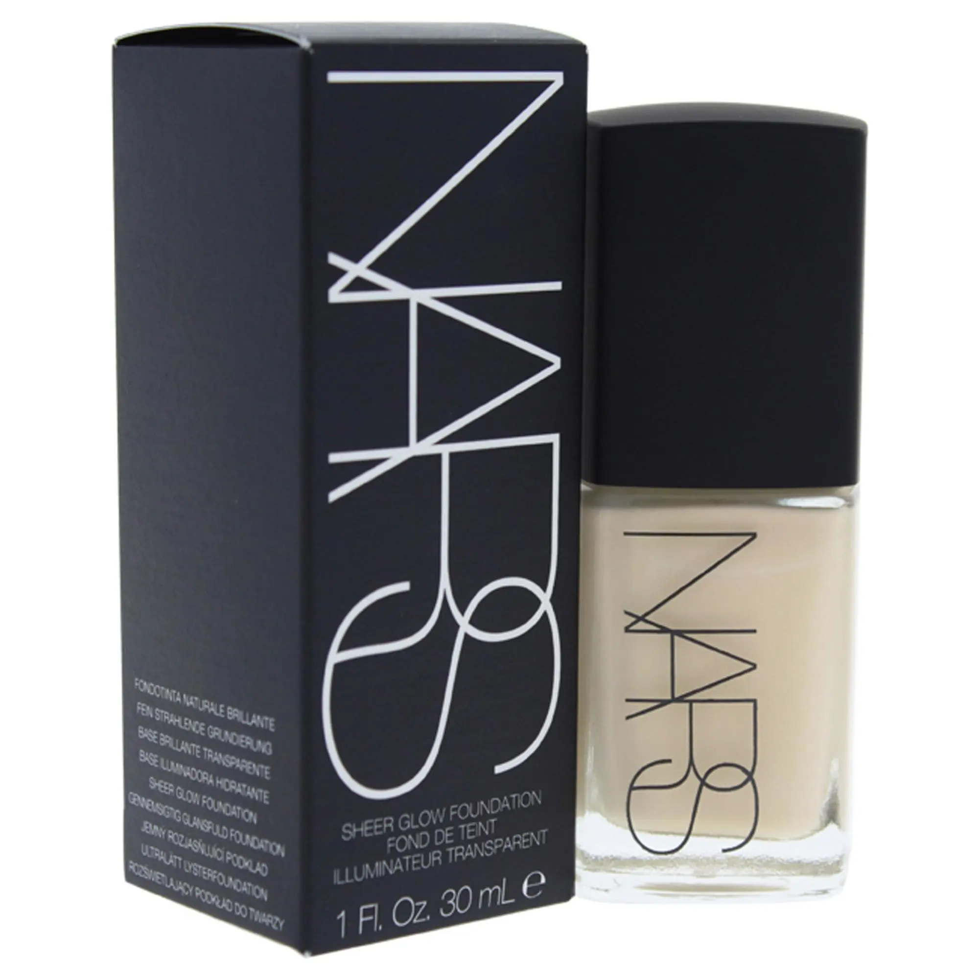 Women's Light Reflecting Cosmetic Foundation - NARS Light 0 Siberia, Daily Makeup with Natural Glow, 1 fl oz
