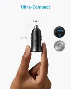 Anker USB-C Car Charger, 30W 2-Port Type-C Car Adapter, Car Charger for iPhone