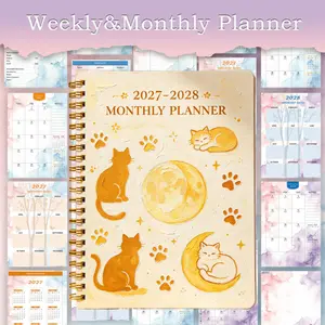 A5 Size 100 Sheets Lined Journal Thick Paper Notebook for School Office Travel Bullet Journaling Planner Diary Stationery Supplies 21x14x1mm