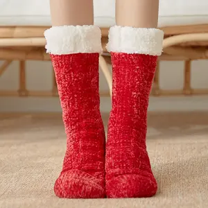 TeddyPaws SnowKiss Fuzzy Sherpa Crew Socks – Holiday Cozy