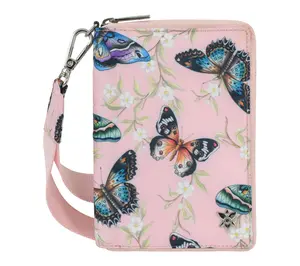 Anuschka Wanderlust Luxe Fabric Passport Organizer Wristlet
