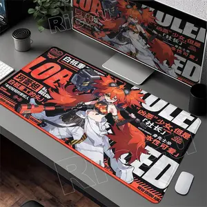 Zenless Zone Zero Evelyn Anby Anime Mouse Pad, XXL 1200x600mm Gaming Desk Mat with Smooth Rubber Surface, Non-Slip Base, Extended Keyboard Mousepad for PC Laptop ideal gift