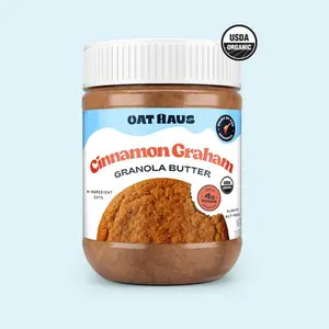 Cinnamon Graham Granola Butter | Peanut-free, Almond (Tree-Nut) Free, & School-Safe (Top 8 Allergen Free) | Flavor Cinnamon Sweet