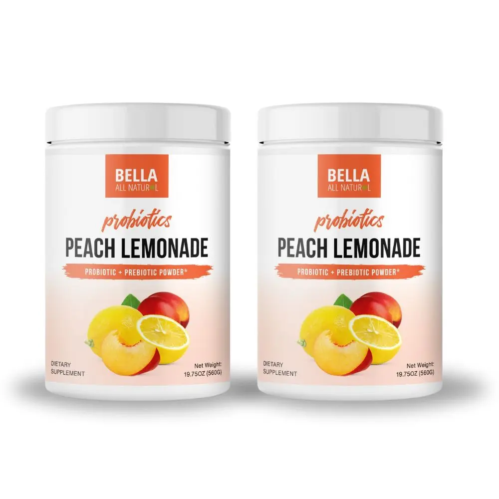 2 Pack Bella All Natural Probiotics Peach Lemonade 2 Pack Bella All Natural Probiotics Peach Lemonade