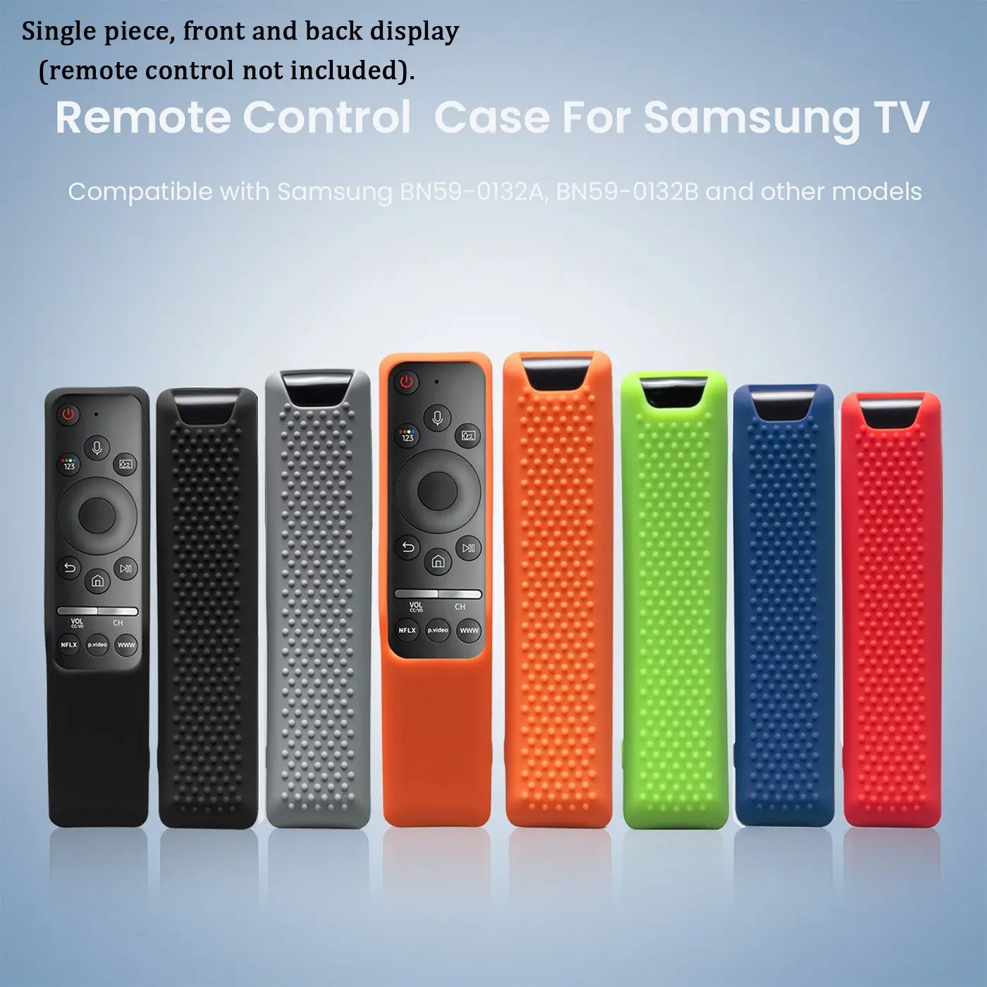 Samsung Remote Control Silicone Case, Fits Samsung TV Remote Bn59 Series, Glow-In-The-Dark Protection Cover, Durable, Lightweight, Soft and Stylish, Dust Cover