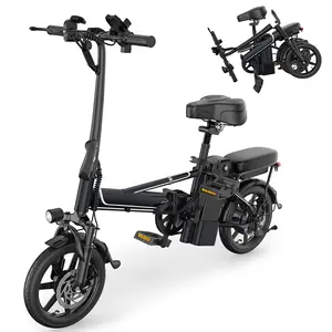 Electric Scooter with 500W Motor, Electric Folding Bicycle, Top Speed 22 mph, 10.4-15.6Ah, Driving Range 28-38 Miles