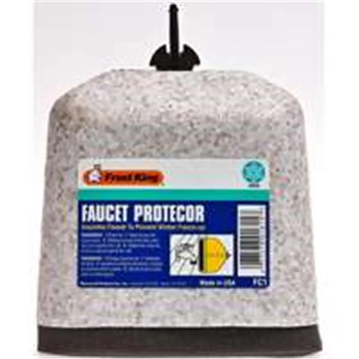 THERMWELL PRODUCTS FC1 Styrofoam Insulating Faucet Cover, 5.75x6x7 in, Freeze Guard for Home Kitchen Water Fixture Freezing Prevention