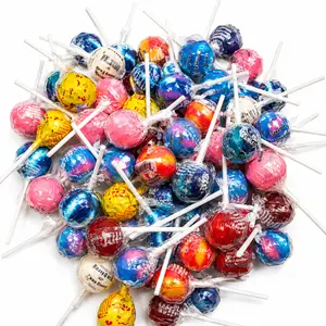 Original Gourmet Assorted Large 2oz Lollipops - 1 Lb Bag (8 Pops) - Individually Wrapped Assorted Flavor Pops