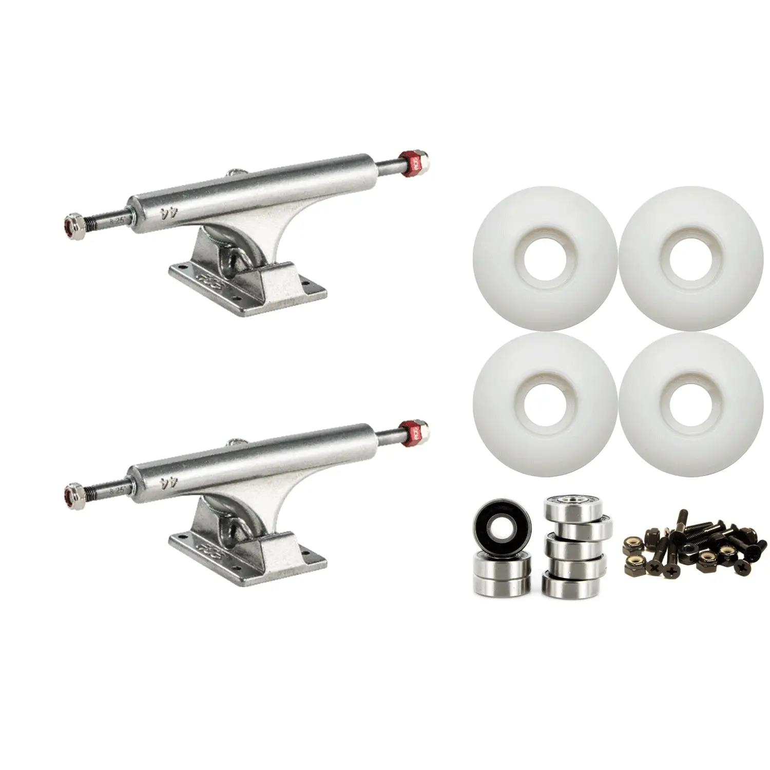 Ace AF1 44 (8.25") Skateboard Trucks 52mm Wheels and Bearings Combo Package