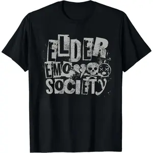 Emo Shirt, Elder Emo Shirt, 90s Shirt, Goth Tshirt, Gothic T-Shirt, Retro Shirt, Vintage Tshirt, 2000s shirt, Funny Goth Shirt, Goth Clothes