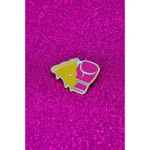 "Pizza and Glove" Pin