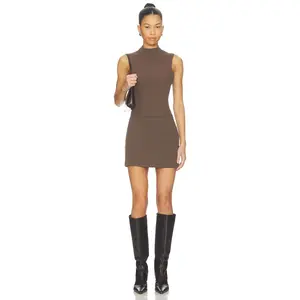 ALL THE WAYS Ileen Mini Skirt Set in Brown
