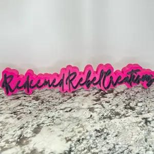 Custom 3D Printed Name Sign | Personalized Desk or Shelf Business Display (4”–16”)