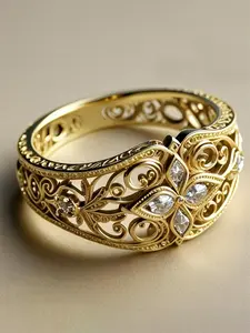 1 PC Glamorous Cubic Zirconia Ring For Women For Wedding Engagement Anniversary Party Jewelry Valentine's Day Gift