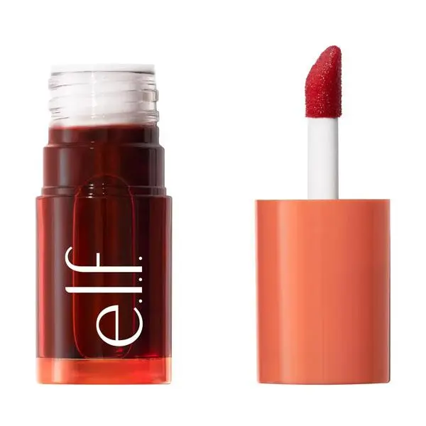 e.l.f. Sheer For It Blush Tint, Multi-Use, Long-Lasting Lip & Cheek Makeup, Creates A Natural Flush Finish, Vegan & Cruelty-Free, Orange Crush