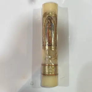 Cirio religiouso virgin 12 CM y 18 CM