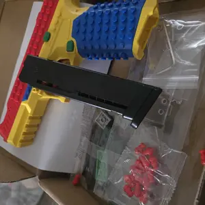 Building Block Toy Gun, DIY Creative Handgun Model, Stem Display Piece, Suitable for Ages 6+, Birthday Gift