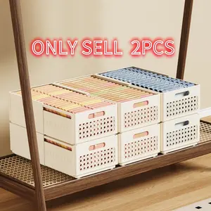 2PCS Household Retractable Underwear Storage Box Drawer Type Organizer for Clothes Pants Socks Large Capacity Storage Basket Foldable Closet Drawer Divider Box Space-Saving Design Breathable Durable Easy to Clean Ideal for Bedroom Wardrobe Dorm Organizing