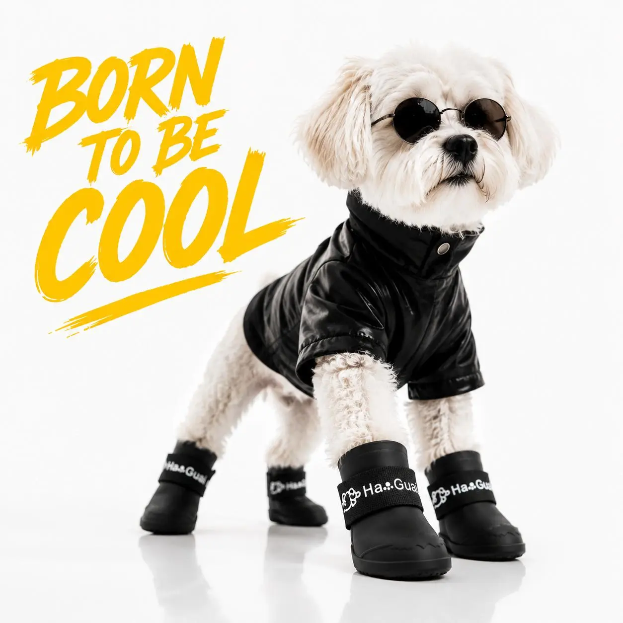 【Black Friday】Set Waterproof Dog Boots, Silicone Anti-Slip Wear-Resistant Pet Shoes, Puppy Shoes for Outdoor Sports, Protective Paw Covers,Christmas gift