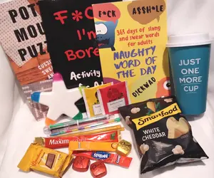 Swearing Activities Book Box Set, Adult Cussing Activity Books, Adult puzzles, Relaxing gift box, Book and Coffee bundle, Book Bundles Box