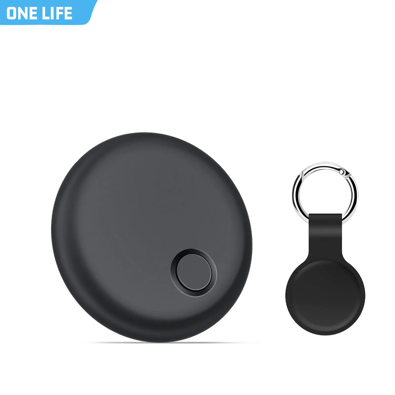 Black D+Keychain Case