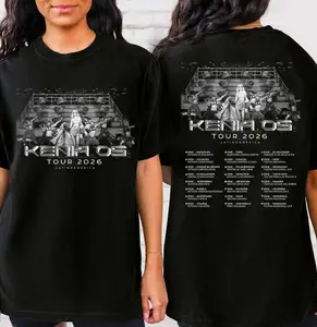 Kenia Os anuncia su esperado K de Karma Tour 2026 Unisex T-Shirt HE23313