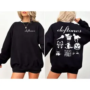 Deftoness Album Cover Two Sides Tshirt Sweatshirt Hoodie, Alternative Fashion, Lover Gift, Rock Music Band Tee, Unisex Sweater Pullover Tee Sweatshirt, Hoodie, Comfort Colors