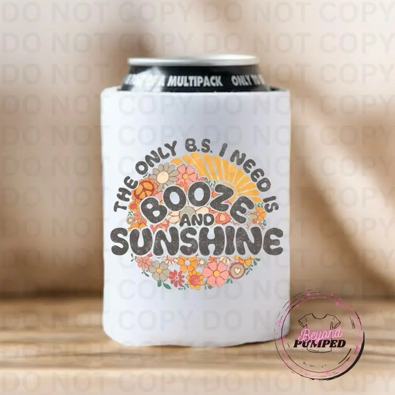 The only B.S I need.. 12oz Sublimation Can Koozie