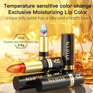 【Y】Wear crystal lipstick that changes color and lasts extra long.
