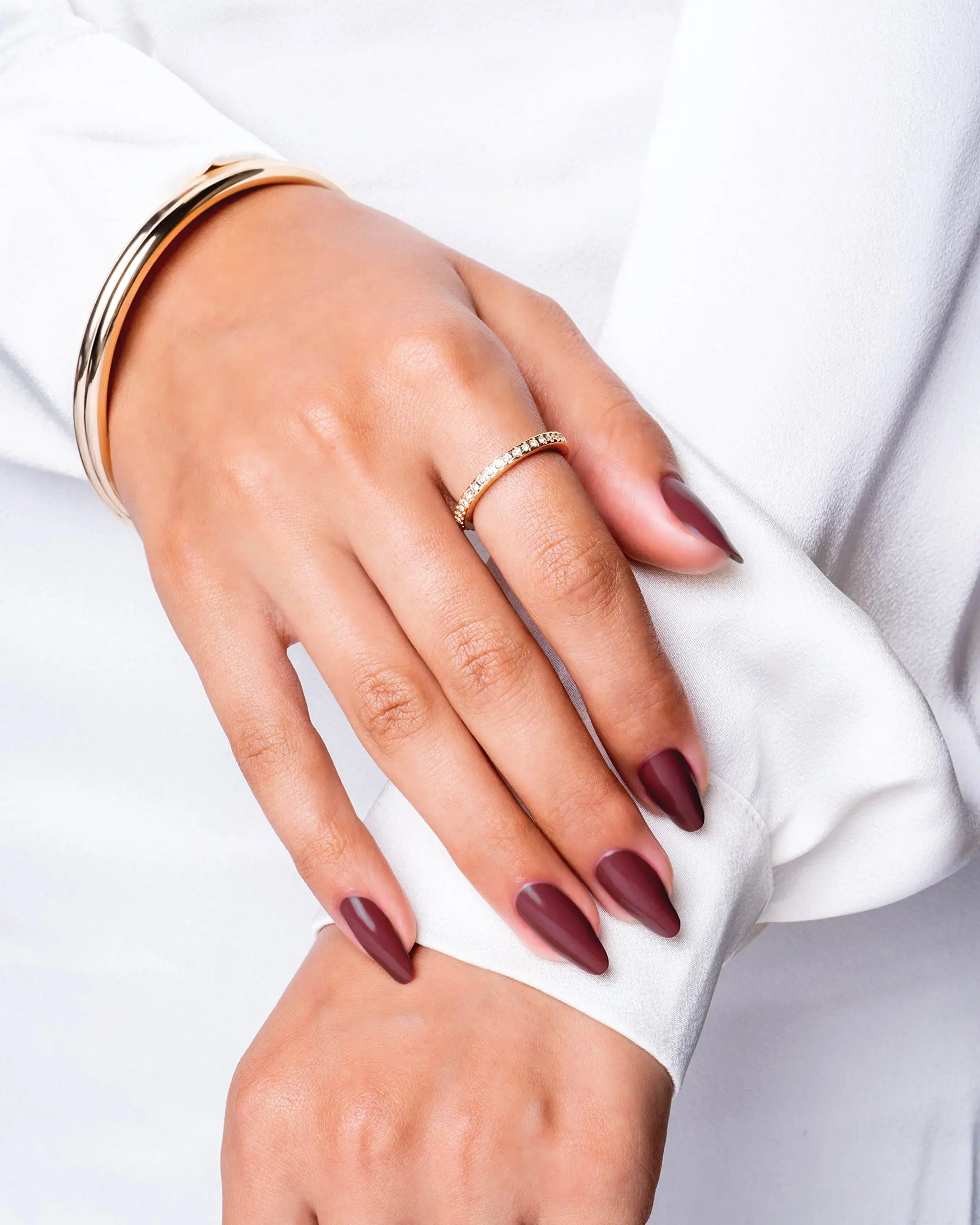 Gelish MINI Exhale - Mauve Creme, Long-Lasting Soak-Off Gel, Vibrant Color, Chip-Resistant, High Shine, Professional Salon Quality, 9mL.