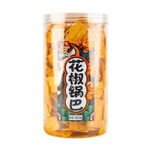 Wu Ming Xiao Zu Crispy Rice Snacks - Sichuan Peppercorn Flavor, 210g Barrel Pack - Authentic Chinese Savory Snack Food