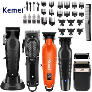 Kemei Hair Clipper Five-Piece Set，KM2296,KM1071,KM2293orange，KM2299,KM2024