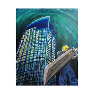 FFVII: RVA, Cloud vs Dominion Energy, Poster Print