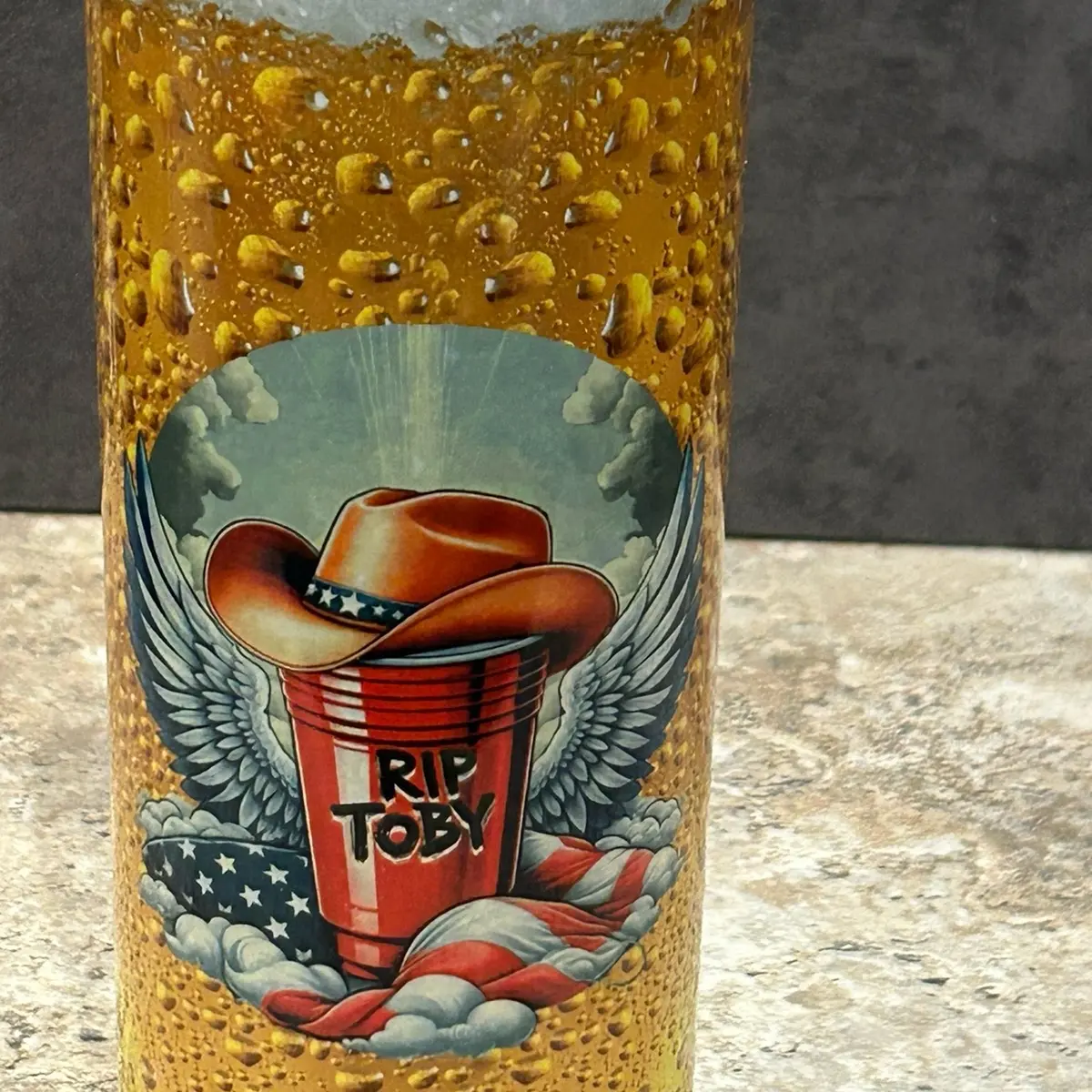 Rest in Peace Toby Tumbler