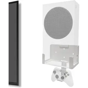 Wall Mount for  Series S (Mount The Console & Accessories on Wall Near or Behind TV Left/Right), Wall Shelf Bracket Kit for XSS System