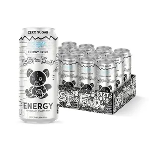 Lost and Found Energy Drink, Sugar Free with No Artificial Flavors - 12-Pack, 16oz - Performance Drink for Energy & Focus, 150mg of Caffeine, Taurine - Gluten-Free & Vegan