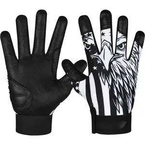 Batting Gloves Softball Batting Gloves  Flag Batting Gloves Men Batting Gloves  Flag Baseball Batting Gloves for Youth Adult & Unisex