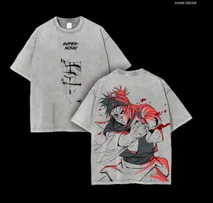 Choso - JJK Anime Double Printed Vintage Washed Tee Unisex Oversize Anime Manga Washed Heavyweight Cotton T-shirt, Gift For Anime Fan, Anime Lover