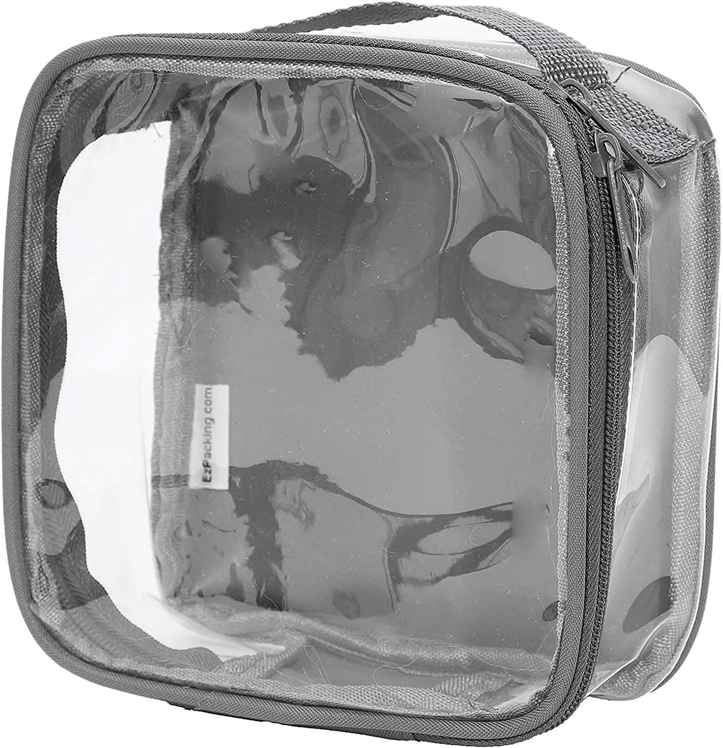 clear pvc travel toiletry bag 3Pcs Crystal Kit for Women Men, Cosmetic Bags making airport security a breeze. Lynzavix Color-Edged Clear Travel Toiletry