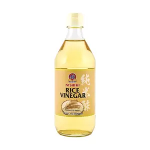 NISHIKI Rice Vinegar 500ml - Mild & Versatile for Salads, Sushi, Marinades & Dressings - Authentic Japanese Seasoning