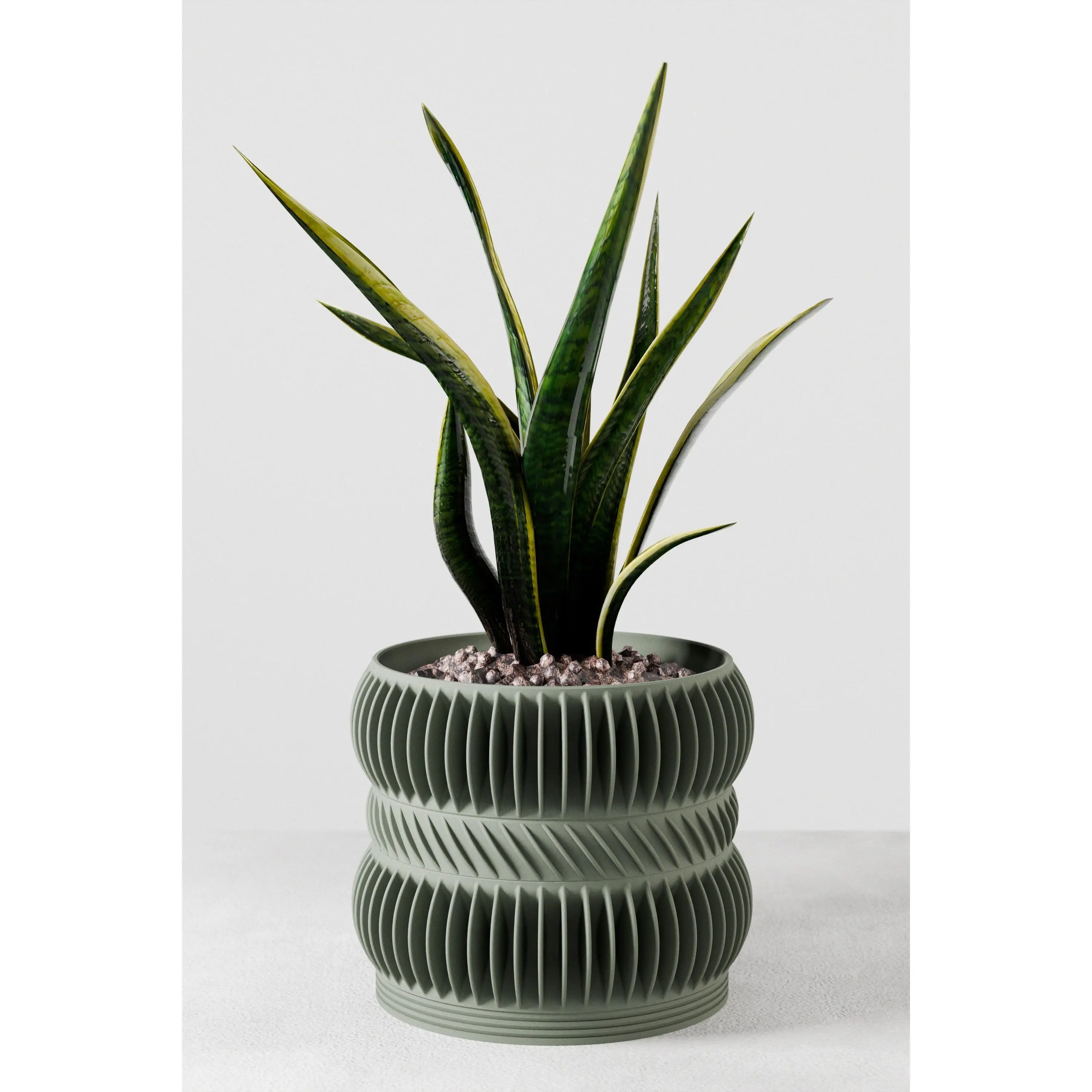 Ribbed Planter
