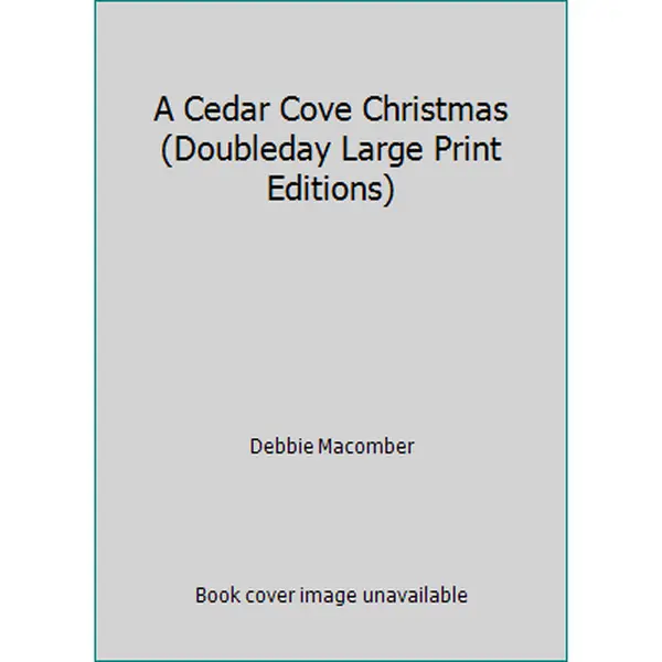 USED Book - A Cedar Cove Christmas (Doubleday Large Print Editions) by Debbie Macomber (Hardcover) - english
