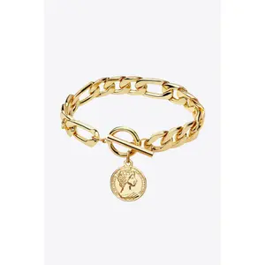 Chunky Chain Toggle Clasp Bracelet