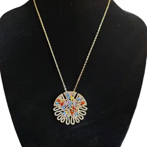 Chic stainless steel  multicolor Pendant
