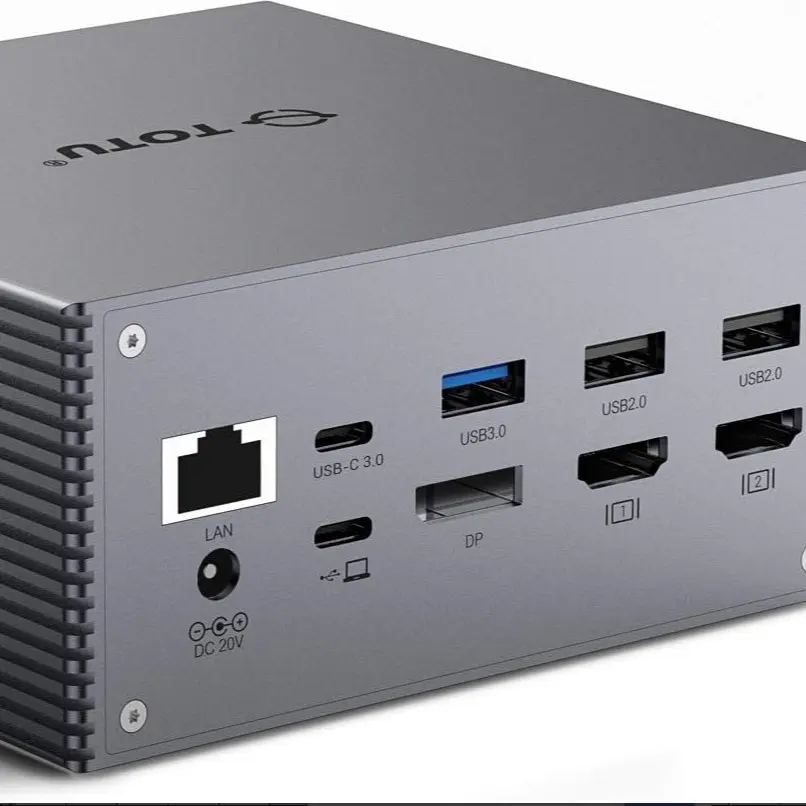 2 HDMI, DP, 7 USB Ports, 60W PD
