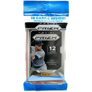MLB Panini 2021 Prizm Baseball Trading Card CELLO Pack [18 Cards]