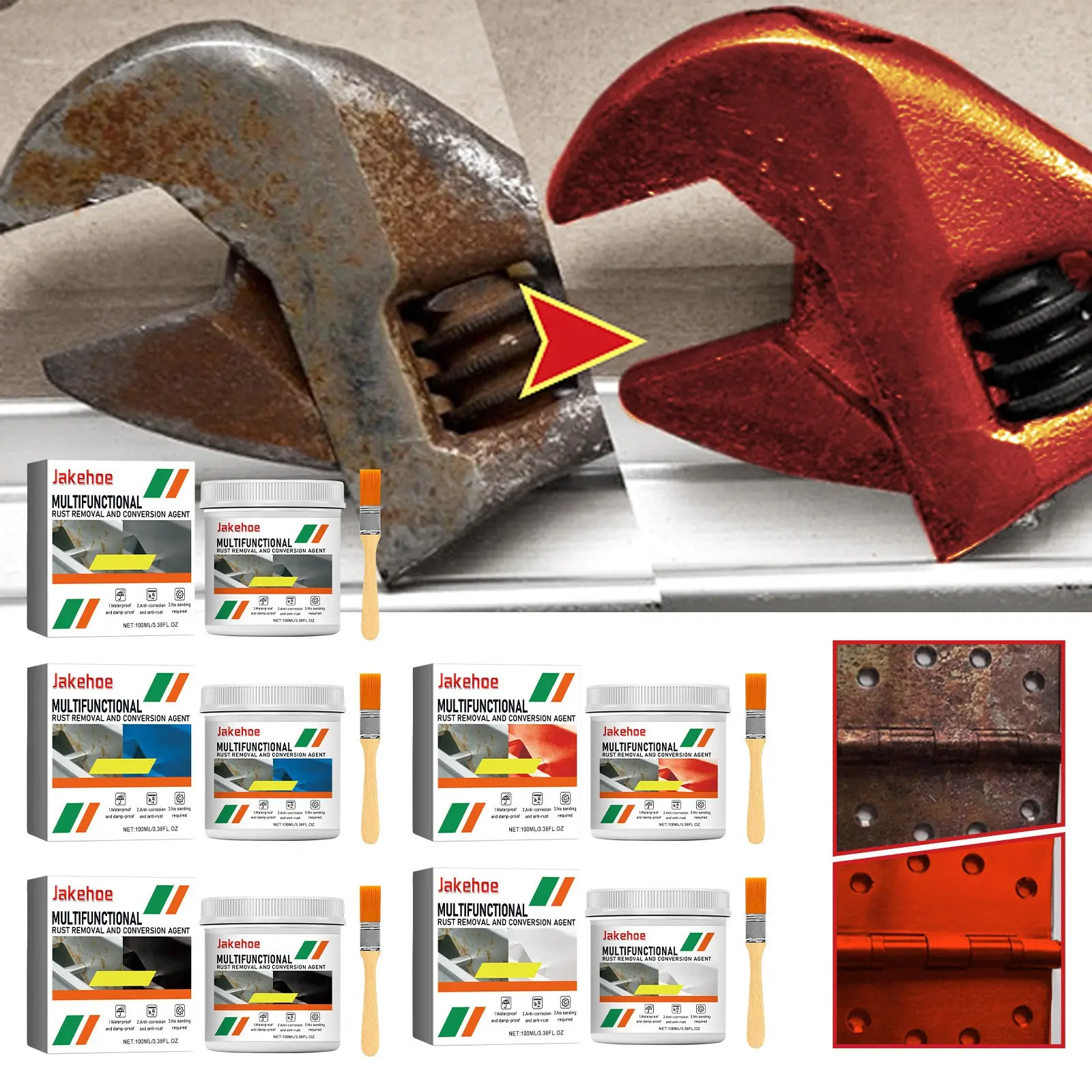 Multifunctional Rust Inhibitor Conversion (rust ) Iron Roof Paint, Corrosion Resistant Bottom Coat, Steel Rust Prevention