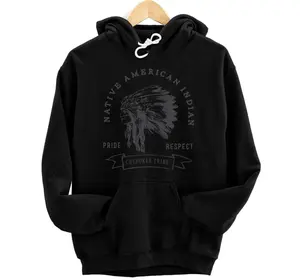 Personalized Cherokee Tribe Native American Indian Pride Respect Print Pullover Hoodie